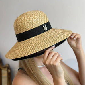 Pălărie Holliday, summer, accesoriu argintiu Glamadearo